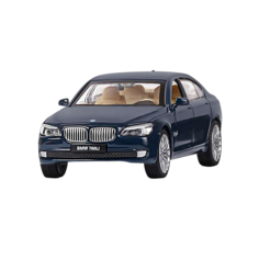 Машинка металлическая 1:46 BMW 760 LI, серый, откр. двери, инерция, в/к 17,5*12,5 АВТОПАНОРАМА