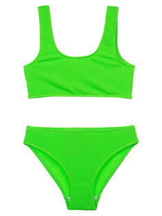 Купальник раздельный детский PlayToday 12421158, зеленый, 128