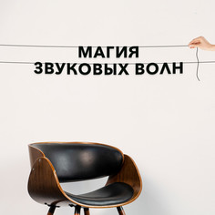 Гирлянда-растяжка Магия звуковых волн VN342 черная No Brand