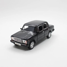 Коллекционный металлический автомобиль MSN Toys Жигули ВАЗ 2107 1:24 20 см 2201A черный