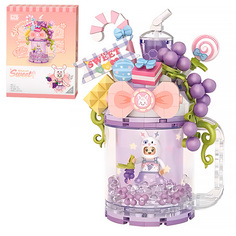 Конструктор LOZ 4203 Кружка девочка в костюме зайчика Sweet Quicksand Cup 258 дет