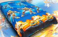 Покрывало Воин-робот Покрывало "Детство" 1.5-спальное No Brand