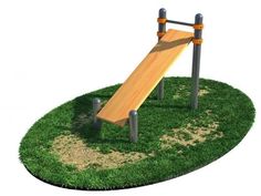 Скамья для пресса ADMIRAL SPORTA на хомутах и заглушках из стали, уличная