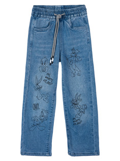 Джинсы детские PlayToday 12442139, тёмно-синий, 98