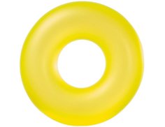 Надувной круг Intex Неон желтый, 91 см, от 9 лет