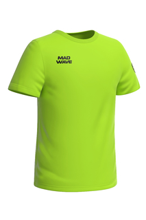 Футболка детская Mad Wave MW T-shirt Junior, зеленый, 152