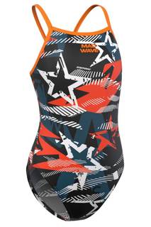 Юниорский купальник спортивный антихлор Nera Junior PBT A1 Черный, M Mad Wave