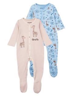 Комбинезон детский 2 шт PlayToday 12419017, разноцветный, 62