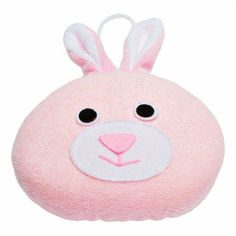 Мочалка для тела Roxi Kids Зайка текстильная мягкая