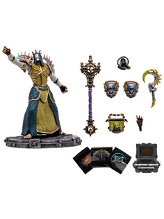Фигурка Варкрафт Чернокнижник ВоВ World of Warcraft WoW с аксессуарами 13 см Mc Farlane Toys