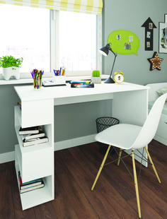 Стол письменный 34 аиста Ст-1, белый