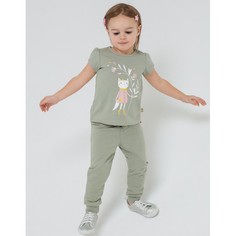 Брюки детские CROCKID КР 400073 хаки 74