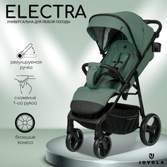 Прогулочная коляска Jovola Electra, зелено-серый