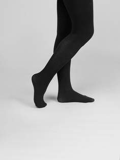 Колготки трикотажные для девочек PlayToday, черный, 134-140