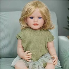 Кукла Reborn Силиконовая девочка Лада 55 см