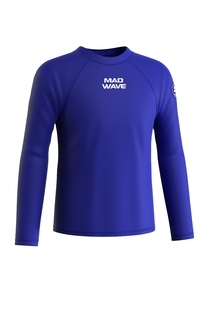 Гидрофутболка детская Mad Wave T-Shirt Longsleeve Junior, синий, 152