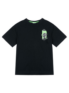 Футболка детская PlayToday 12431008, черный, 164