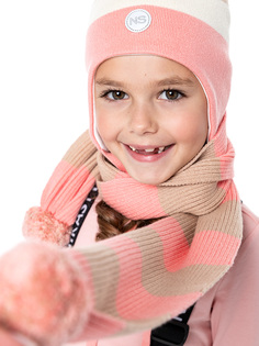 Шарф детский NIKASTYLE 17м10824, персик/беж, onesize