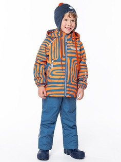Комплект верхней одежды детский NIKASTYLE 7м1124, оранжевый, 128
