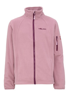 Толстовка детская Trollkids Arendal Pro Plum/Fireberry/Mauve Рост 152