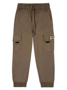 Брюки детские PlayToday 12412081, хаки, 122