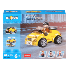 Конструктор Kibox Машинка инерционная 85 деталей