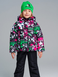 Куртка текстильная с полиуретановым покрытием PlayToday 12442001, 110, разноцветный