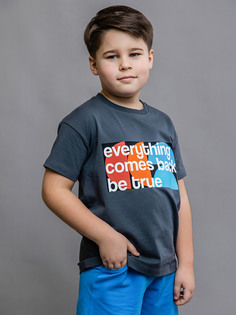 Футболка Batik 0004_ЛС24 ,графит ,104 Батик