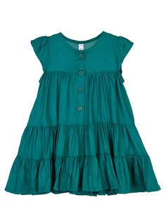 Платье детское PlayToday 12429032, зеленый, 92