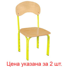 Стулья детские "Яшка", комплект 2 шт., регулируемые, рост 1-3 (100-145 см), фанера/металл No Brand