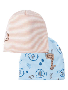 Шапка детская 2 шт PlayToday 12419002, разноцветный, 42