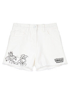 Шорты детские PlayToday 12441078, белый, 140