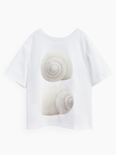 Футболка детская Happy Baby 88211, white seashell , 92