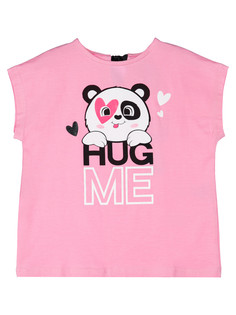 Футболка детская PlayToday 12422904, светло-розовый, 122