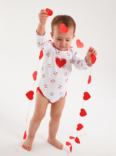 Боди детское КотМарКот 9190969, белый, 56