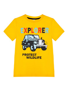 Футболка детская PlayToday 12412145, жёлтый, 110