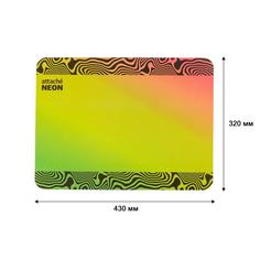 Коврик настольный Attache Neon 430х320мм