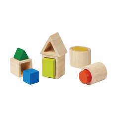 Деревянные блоки Plan Toys Геометрия, 5391