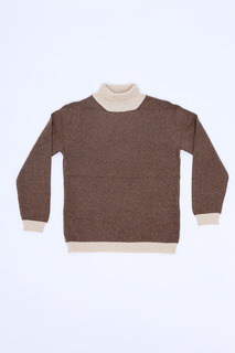 Водолазка детская WoolSpirit by Khan Cashmere bab, Светло-коричневый, Бежевый, 92