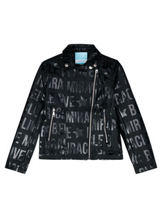 Куртка кожаная детская PlayToday 12421065, черный, 158