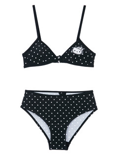 Купальник раздельный детский PlayToday 12441108, черный, 146