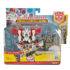 Игровой набор Трансформеры Кибервселенная: Jetfire & Tank Cannon 11 см