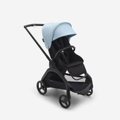 Коляска прогулочная Bugaboo Dragonfly Black, Midnight Black, Skyline blue, 6м+