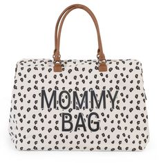 Сумка для коляски Childhome mommy bag canvas leopard