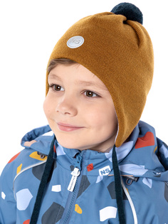 Шапка детская NIKASTYLE 11м10524, горчица, 48