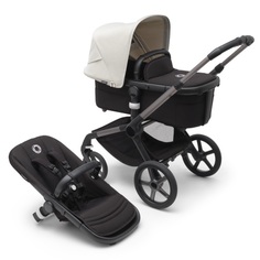 Коляска 2 в 1 Bugaboo Fox 5 GRAPHITE/MIDNIGHT BLACK/MISTY WHITE в комплекте