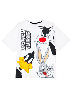 Футболка детская PlayToday 12441136, белый, 164