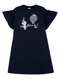 Платье детское PlayToday 12441160, черный, 146