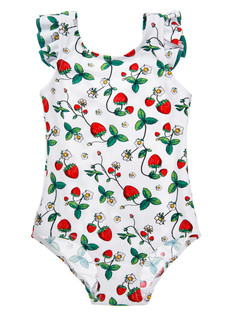 Купальник слитный детский PlayToday 12429060, разноцветный, 92