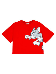 Футболка детская PlayToday 12441158, красный, 140